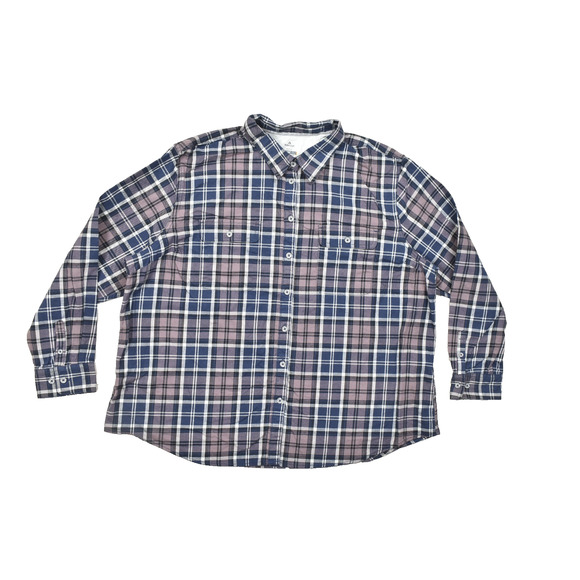 Ridgecut Toughwear Women's Plus Size 3X Plaid Flannel Button Down Shirt - Picture 1 of 8